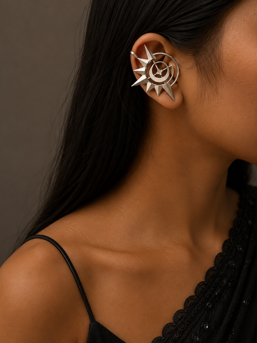 Statement Spike Ear Cuffs