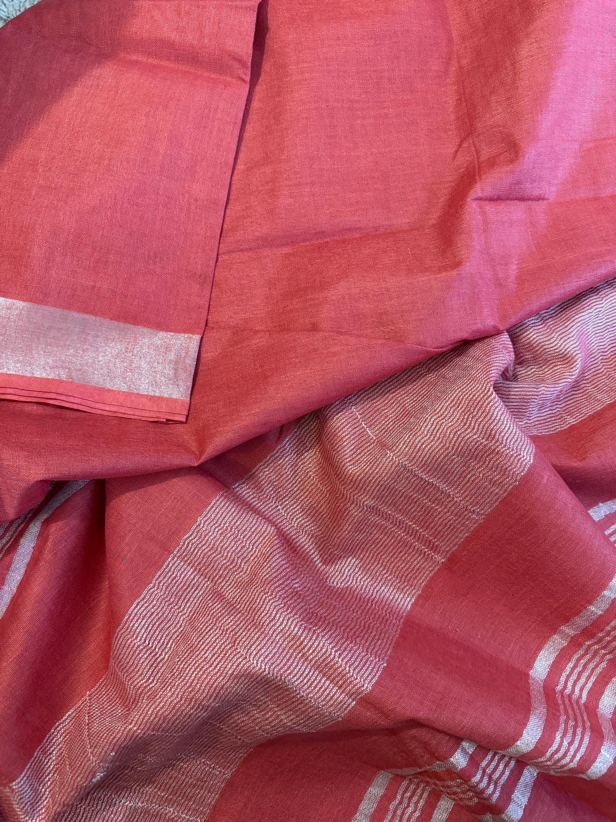 Rangrez Linen Saree | Traditional Indian Linen Saree