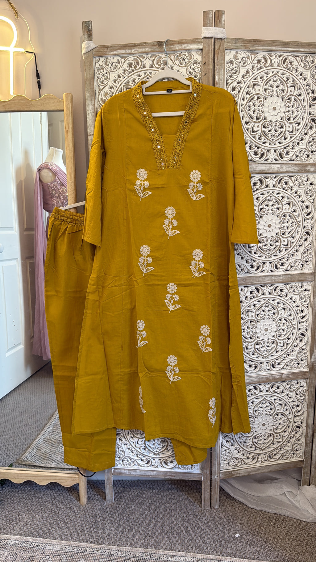 Vasanti Cotton A-Line Suit Set