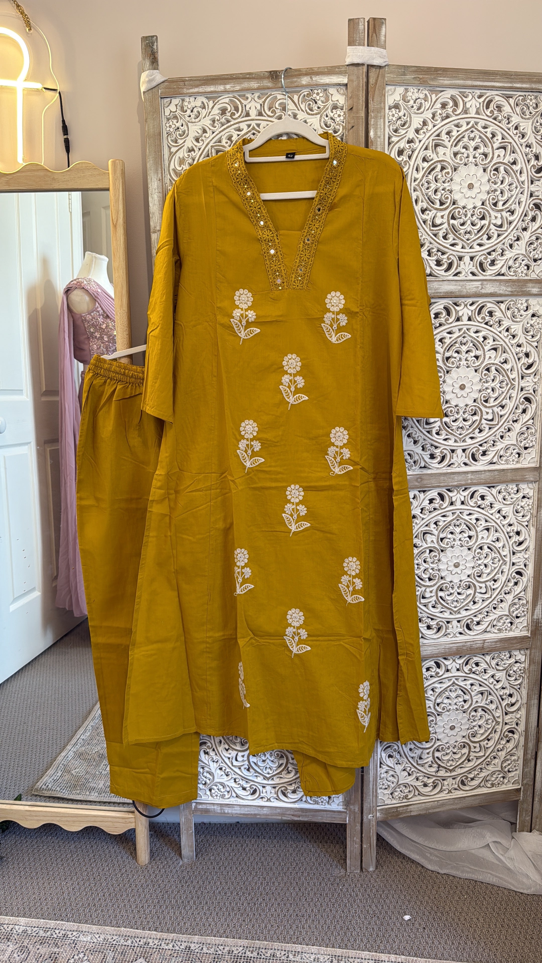 Vasanti Cotton A-Line Suit Set