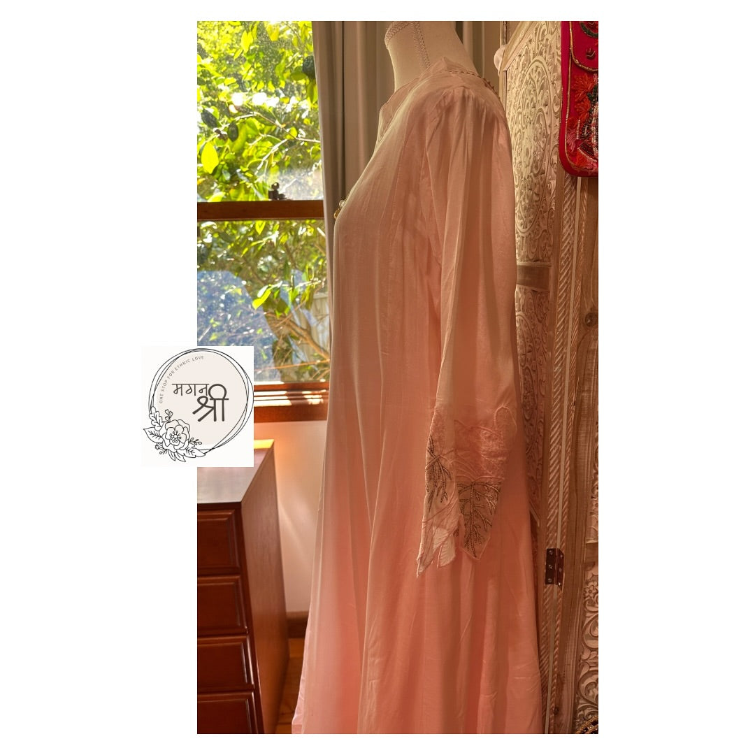 Gulab Pari — Blush Pink Organza Dupatta Kurta Set
