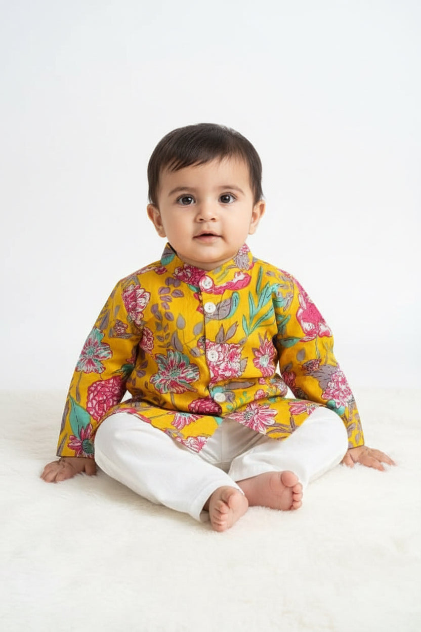 Phool Bahar — Kids Kurta Pyjama Set