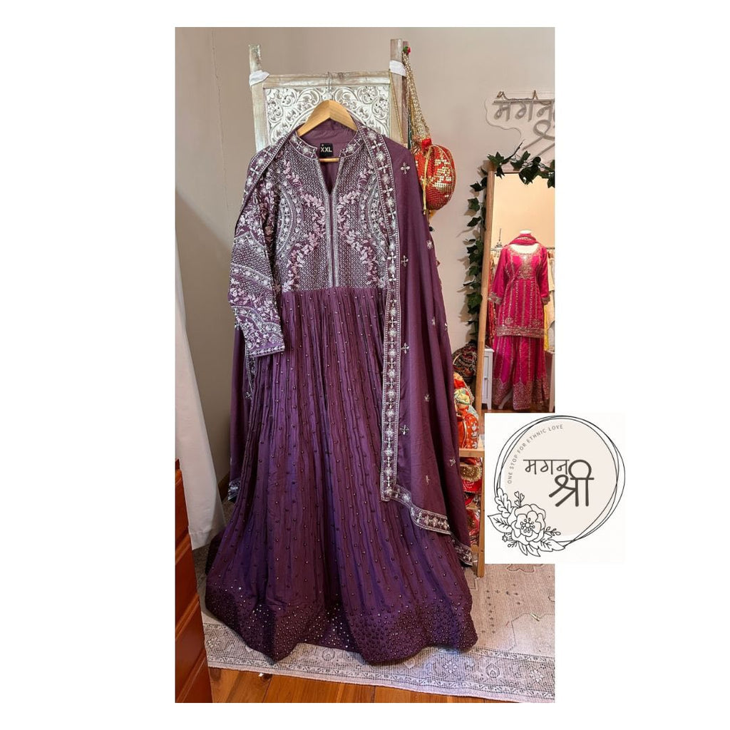 Shahi Bahar — Heavy Embroidered Anarkali Suit Set