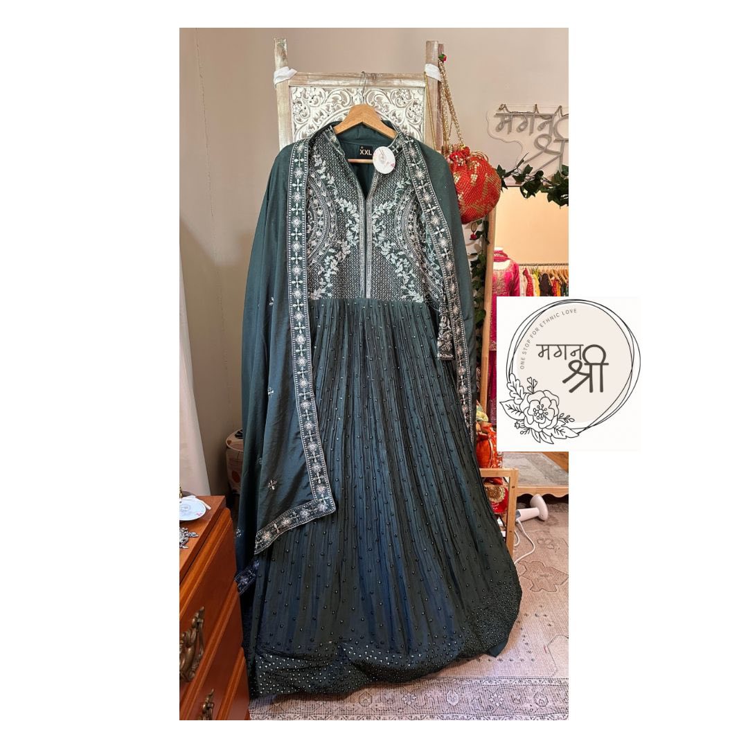 Shahi Bahar — Heavy Embroidered Anarkali Suit Set