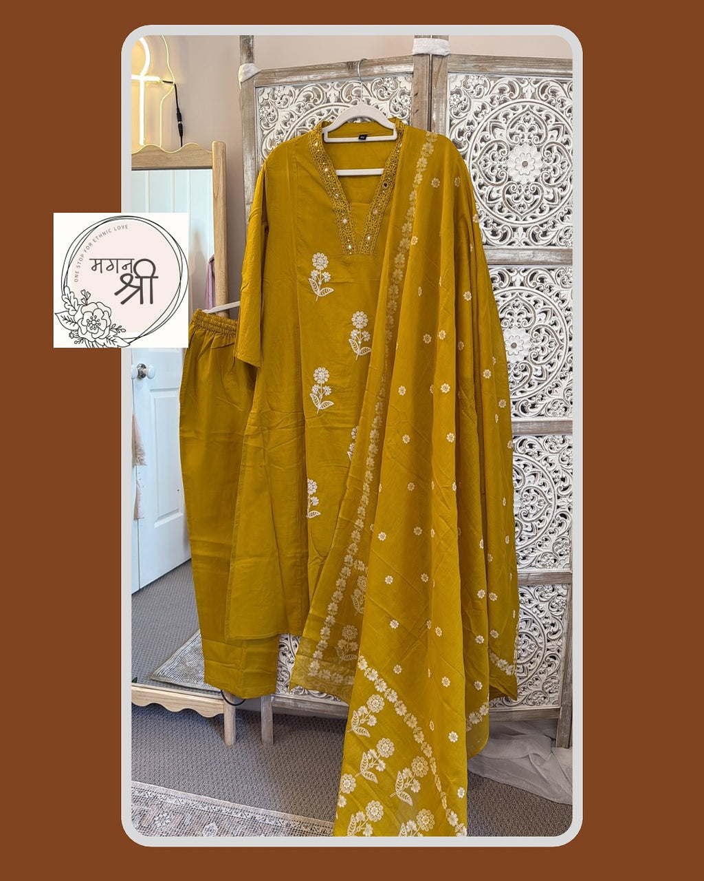 Vasanti Cotton A-Line Suit Set