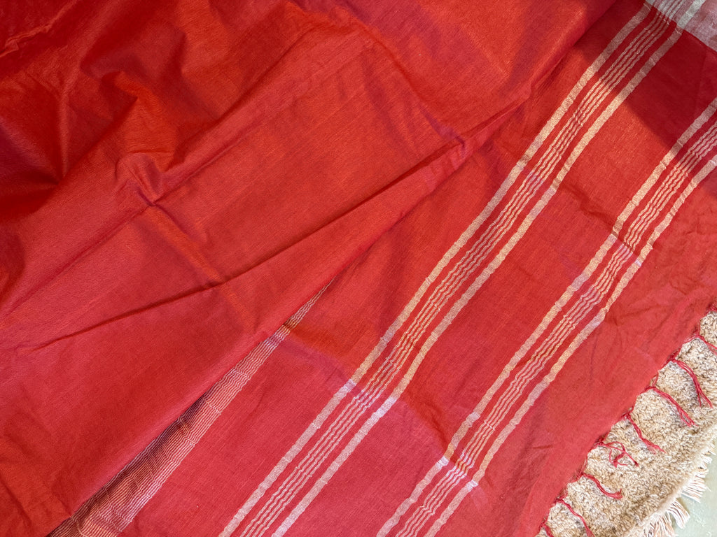 Rangrez Linen Saree | Traditional Indian Linen Saree