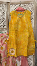 Sunshine Gulabo — Cotton Kurta Sharara Set