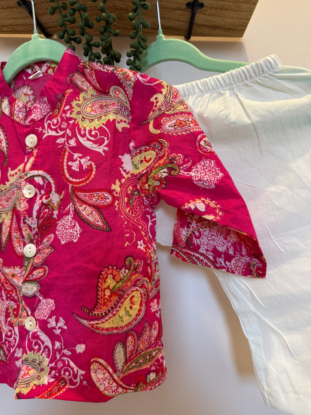 Paisley Prince — Boys Cotton Kurta Pyjama Set
