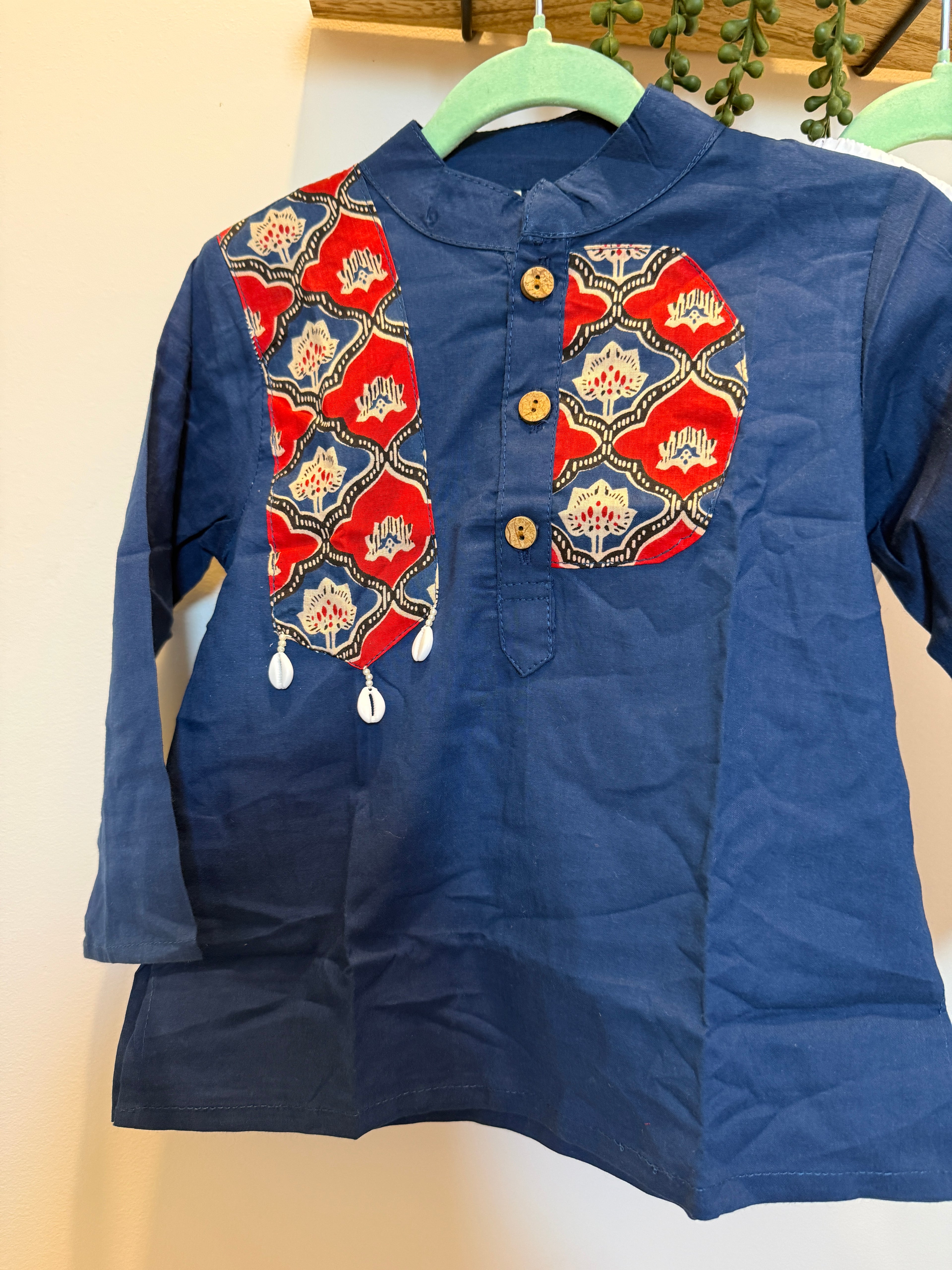 Nawab Junior — Boys Cotton Kurta Pyjama Set