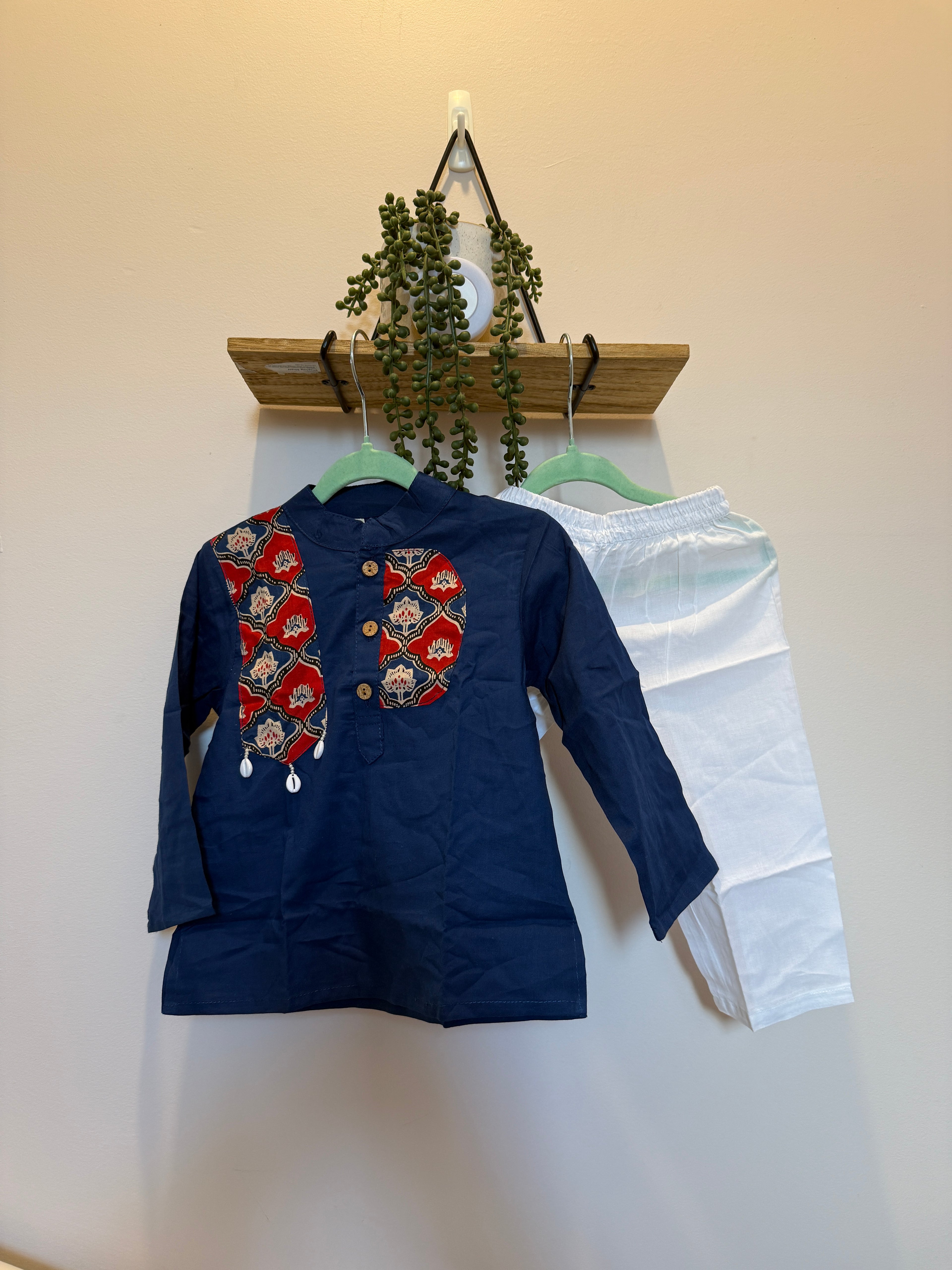 Nawab Junior — Boys Cotton Kurta Pyjama Set
