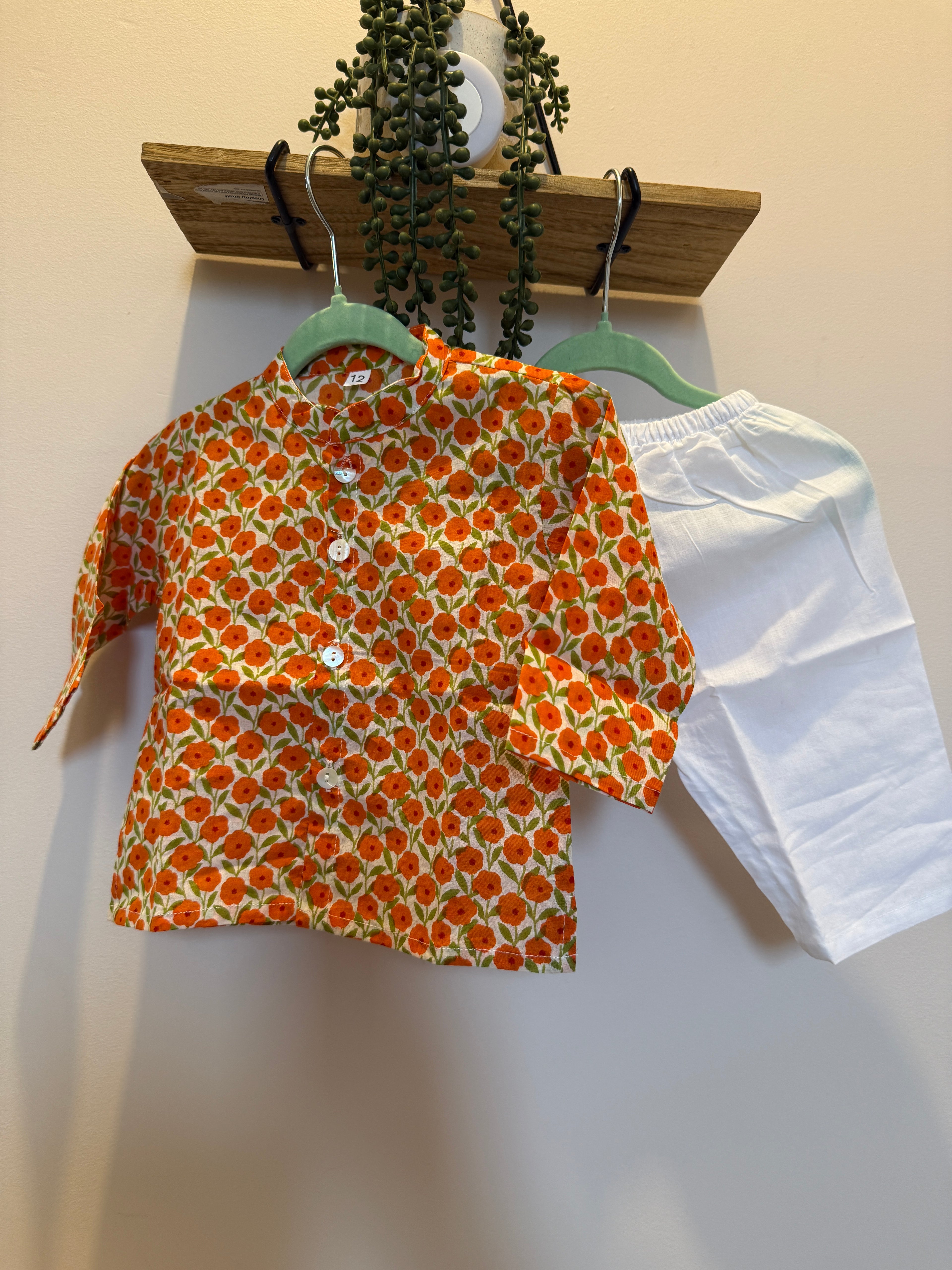 Kesari Champ — Boys Cotton Kurta Pyjama Set