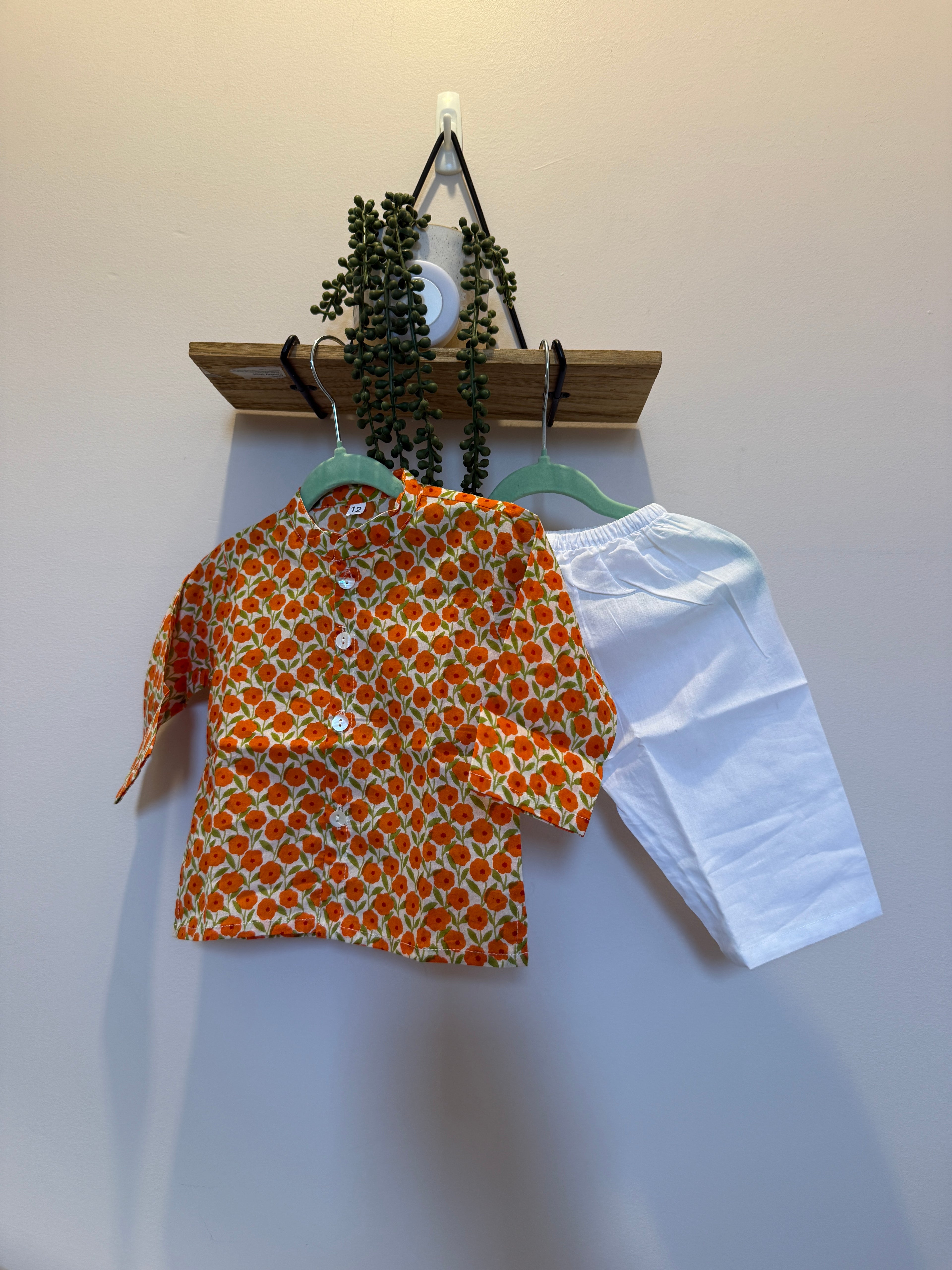 Kesari Champ — Boys Cotton Kurta Pyjama Set