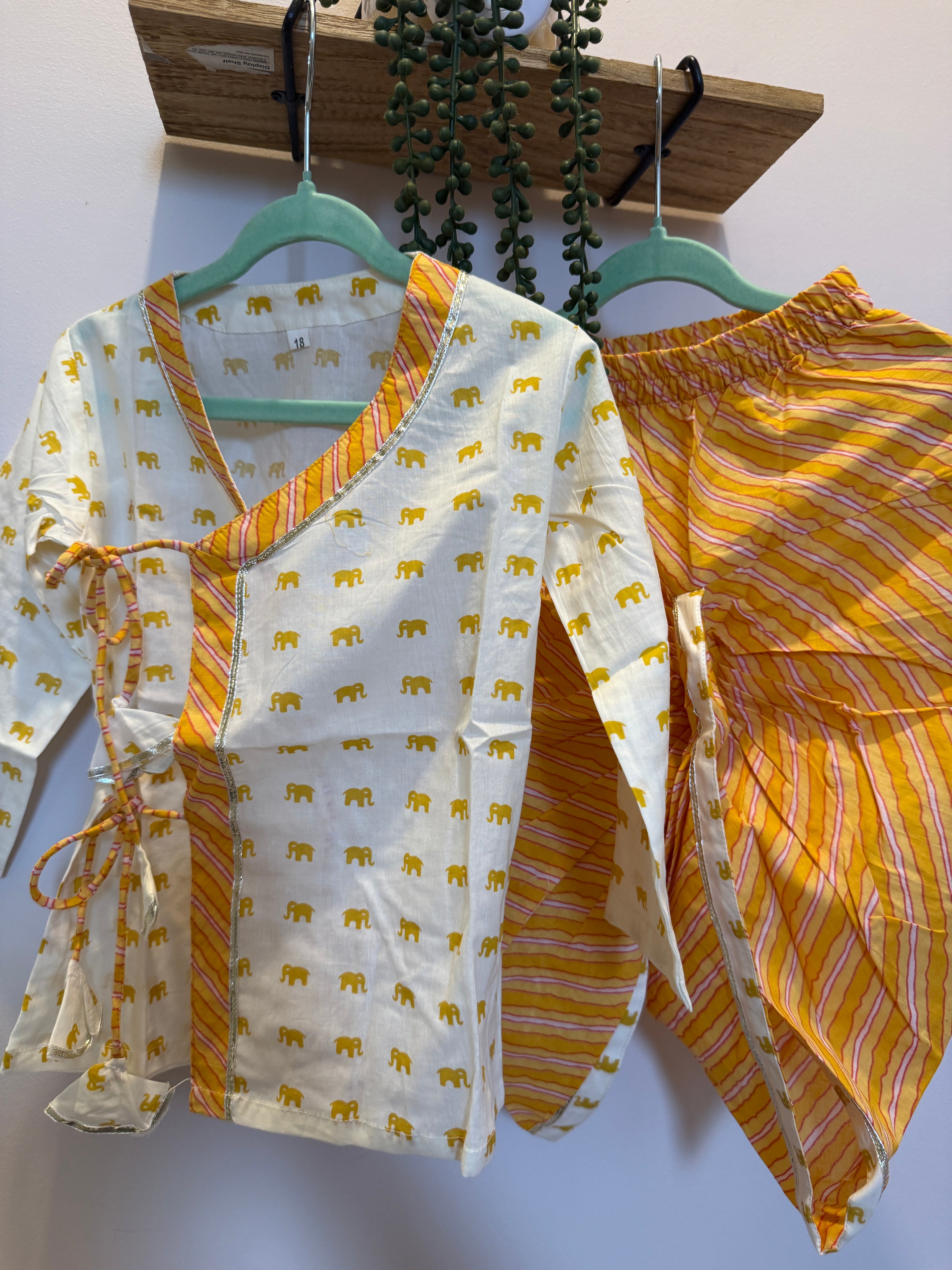 Haathi Raja — Boys Cotton Angrakha Dhoti Set