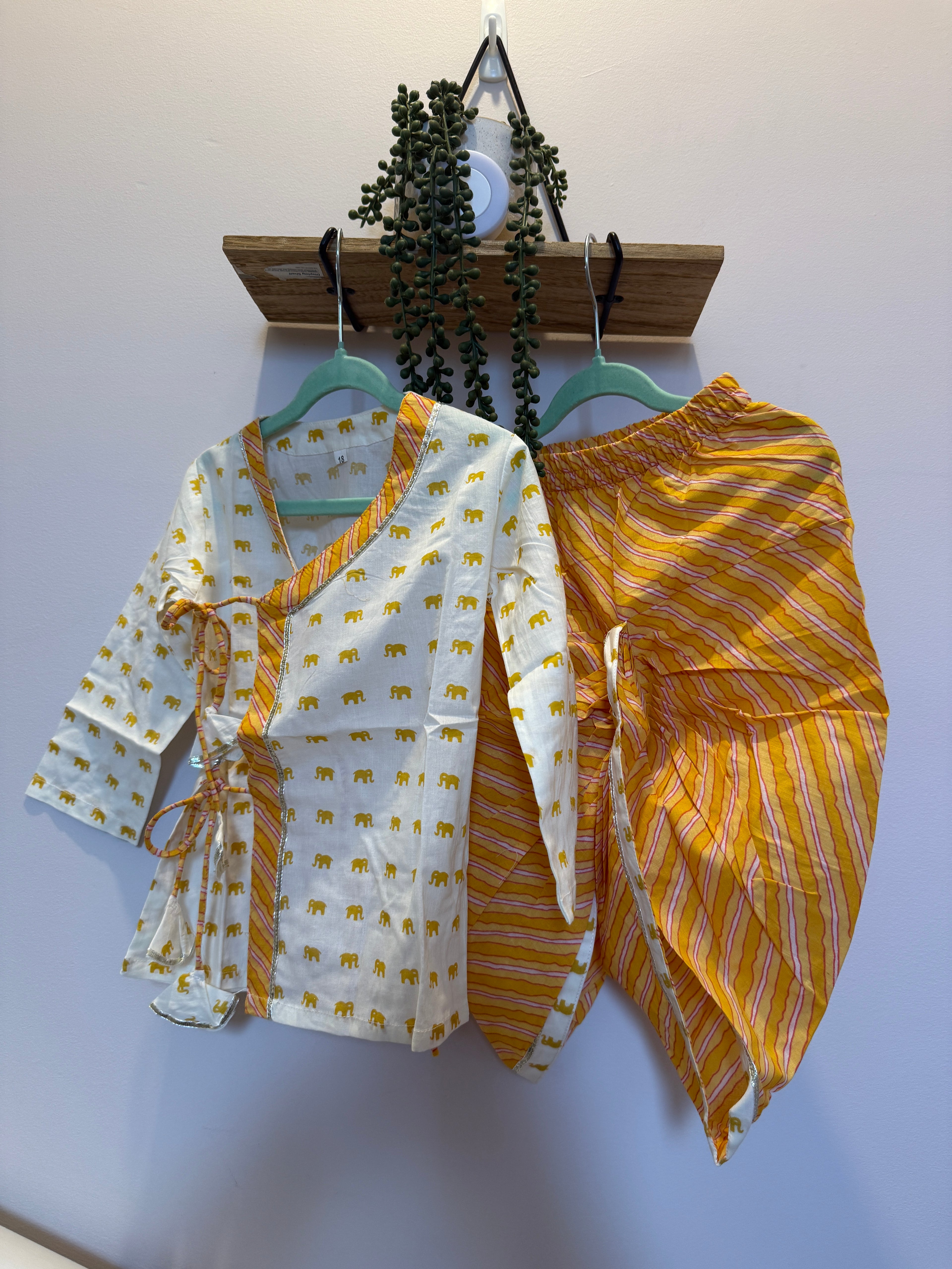 Haathi Raja — Boys Cotton Angrakha Dhoti Set