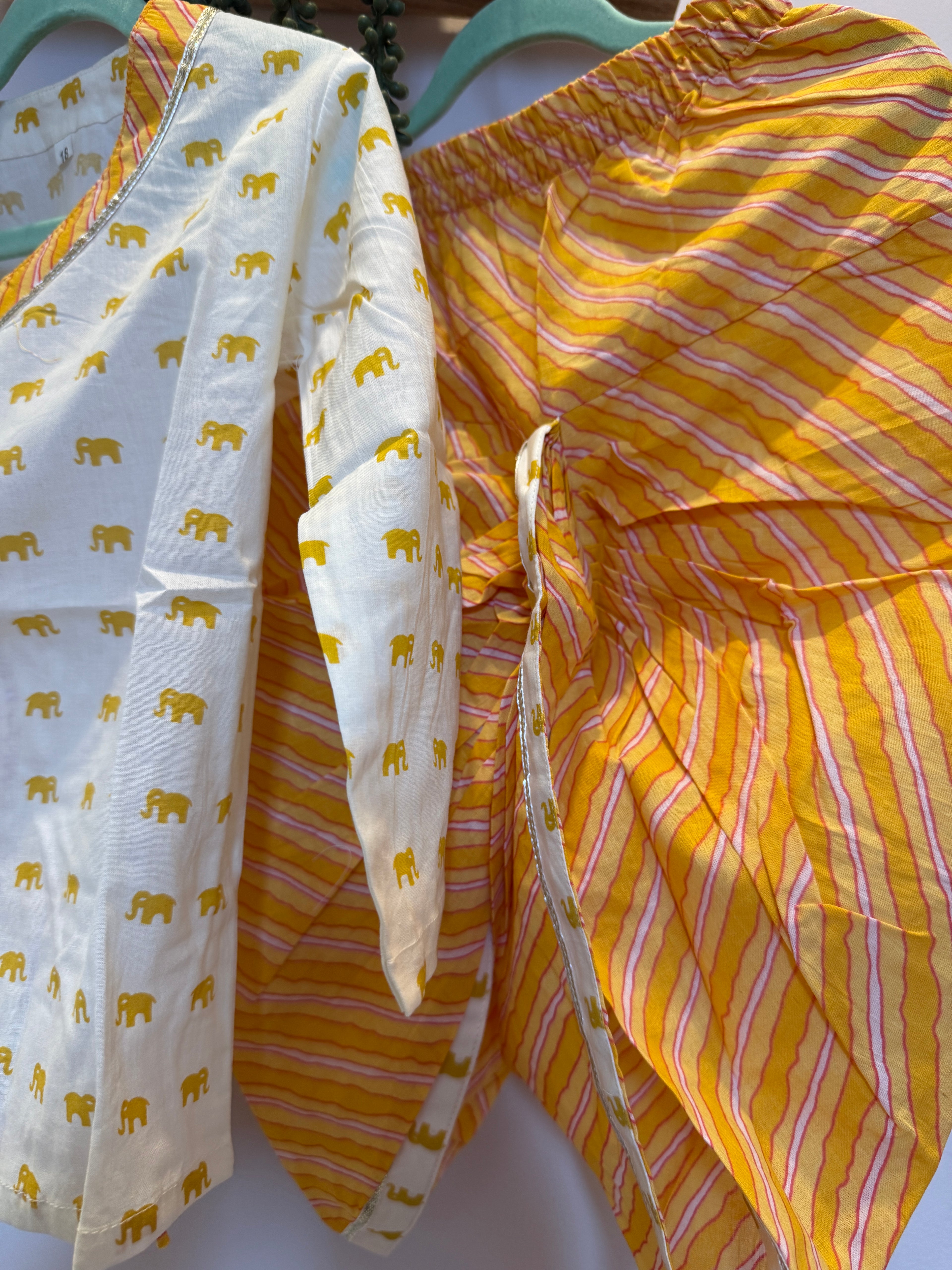 Haathi Raja — Boys Cotton Angrakha Dhoti Set