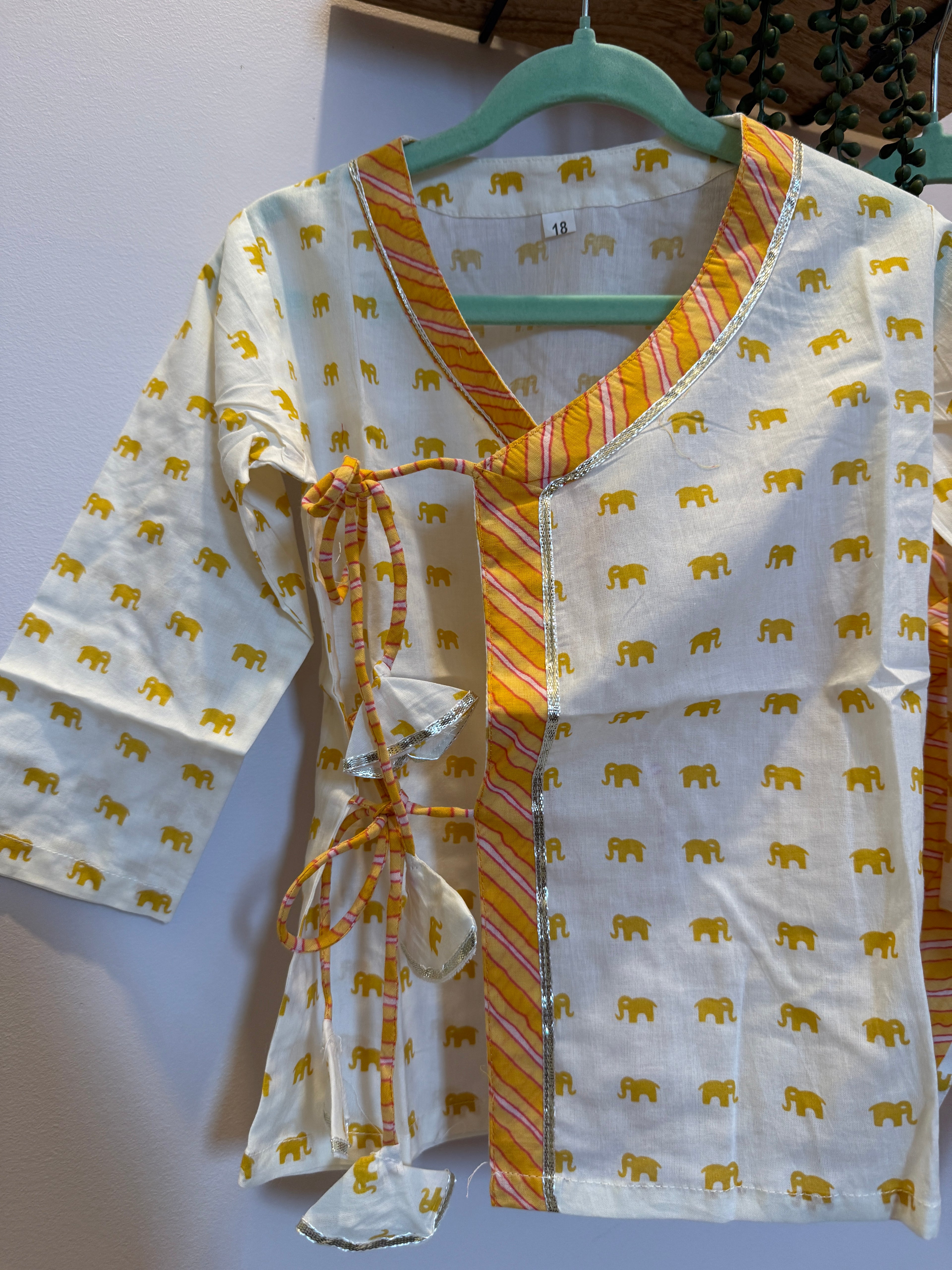 Haathi Raja — Boys Cotton Angrakha Dhoti Set