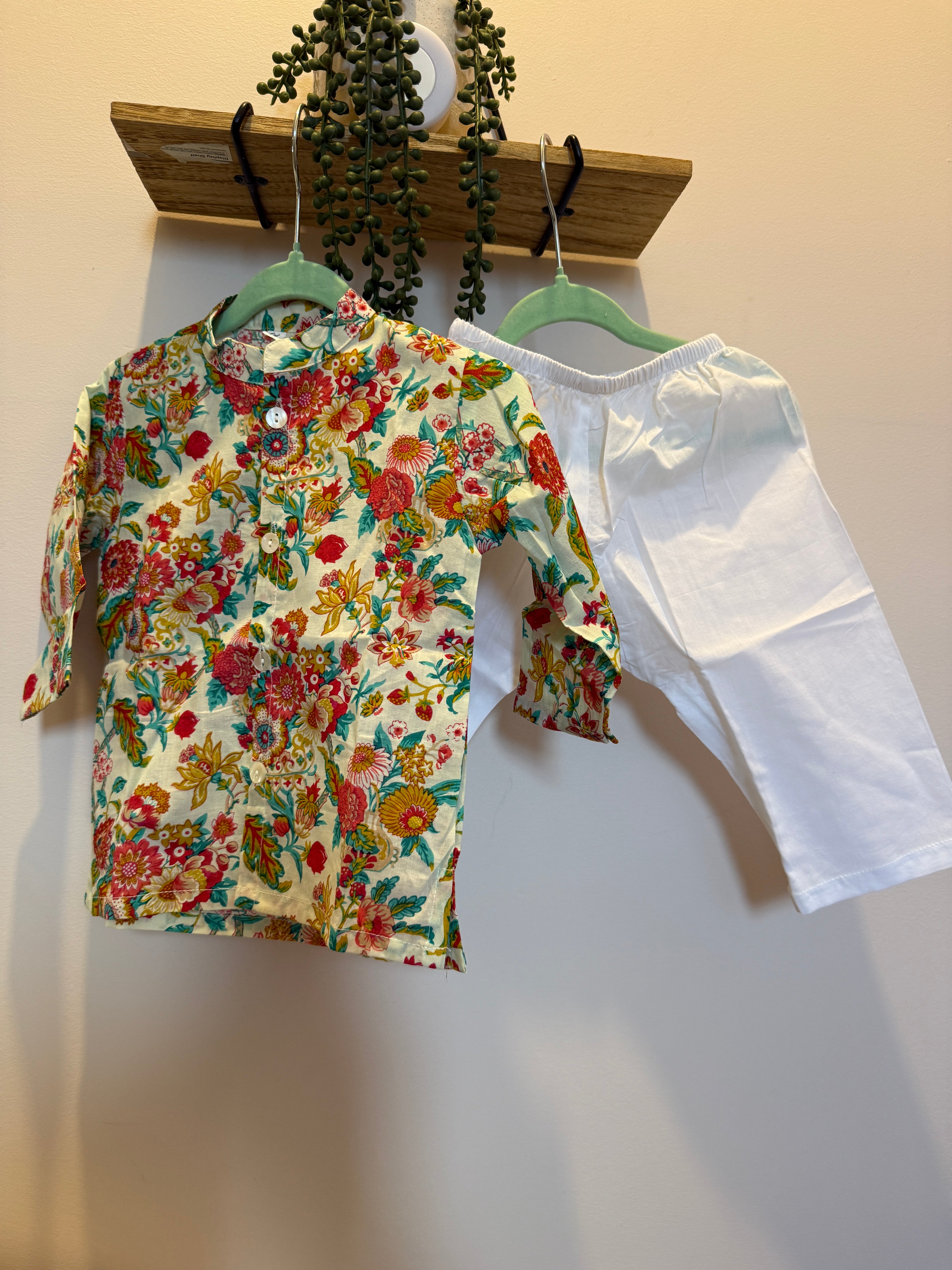 Phool Champ — Boys Cotton Kurta Pyjama Set