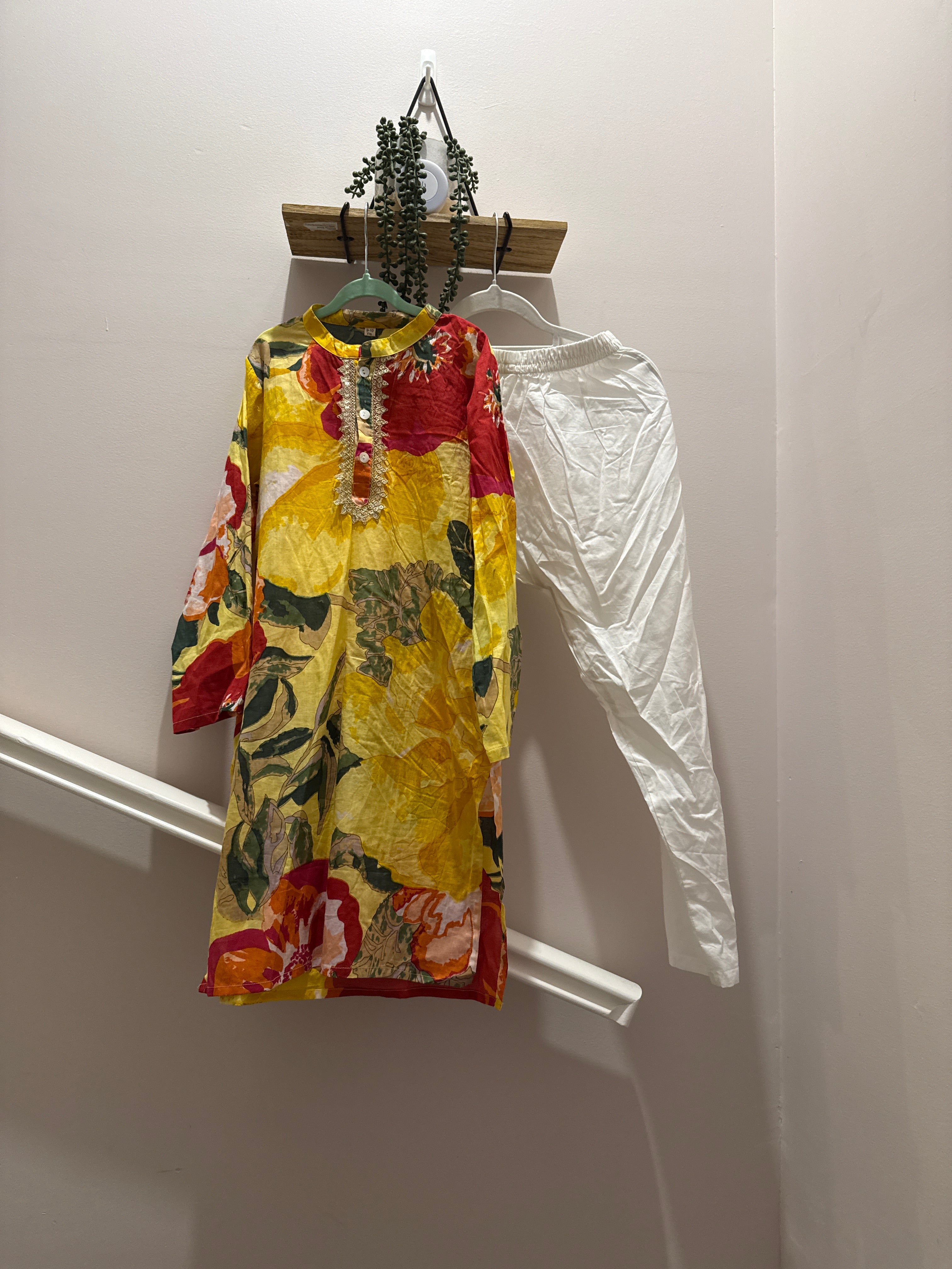 Basanti Champ — Boys Cotton Kurta Pyjama Set