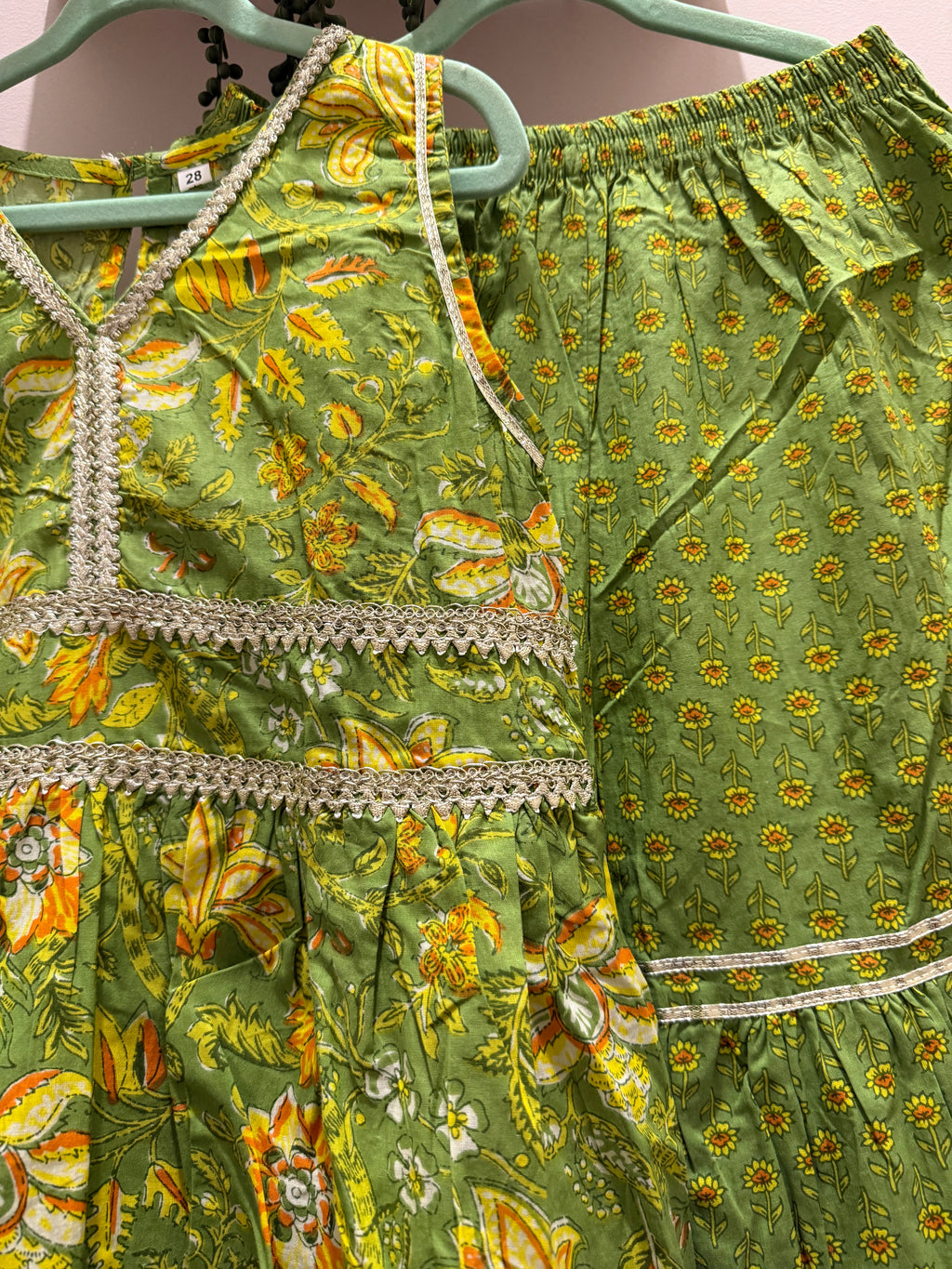 Hari Pari — Girls Cotton Sharara Co-Ord Set