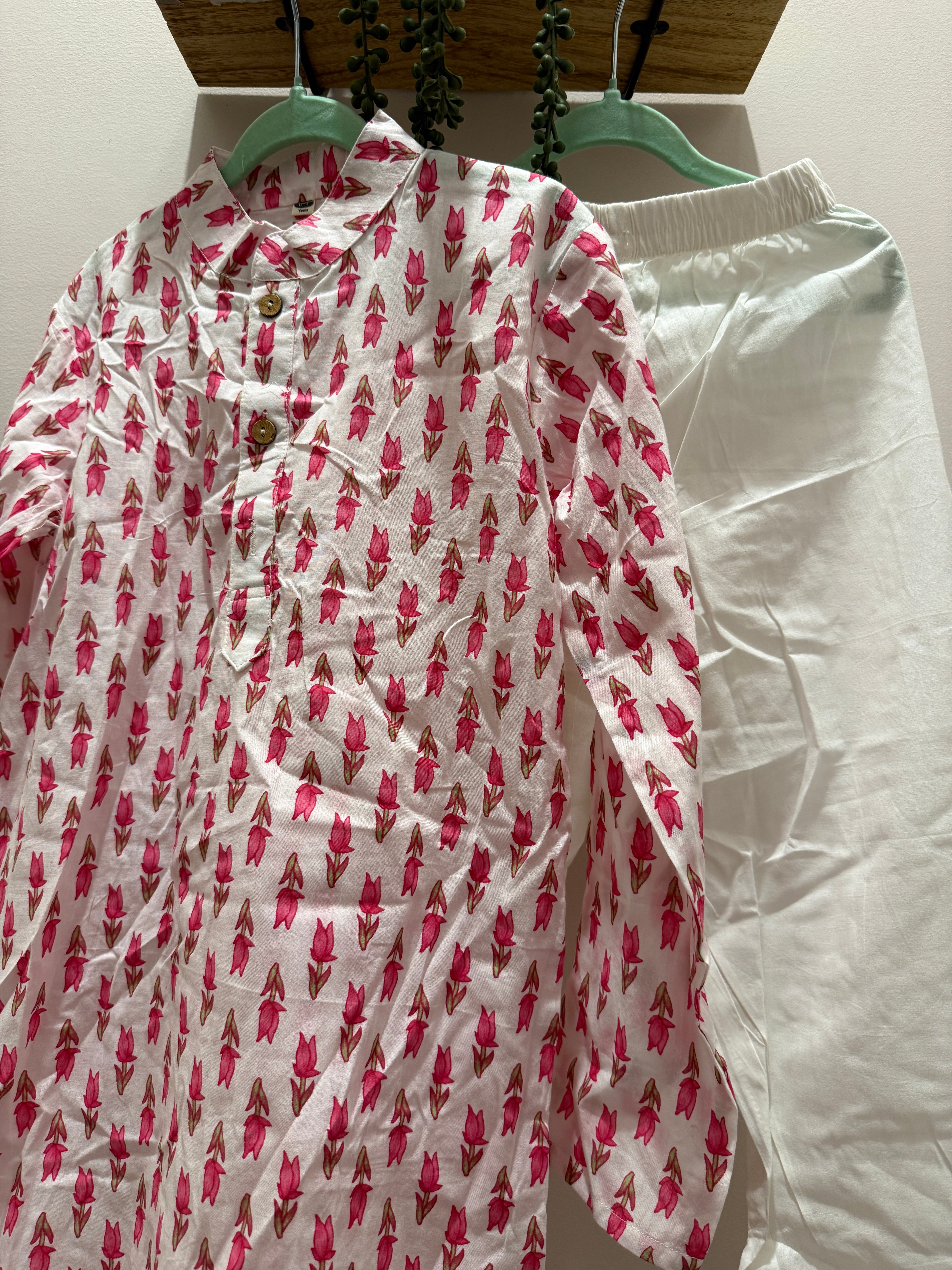 Gulabi Siblings — Matching Cotton Ethnic Set (Sold Separately)