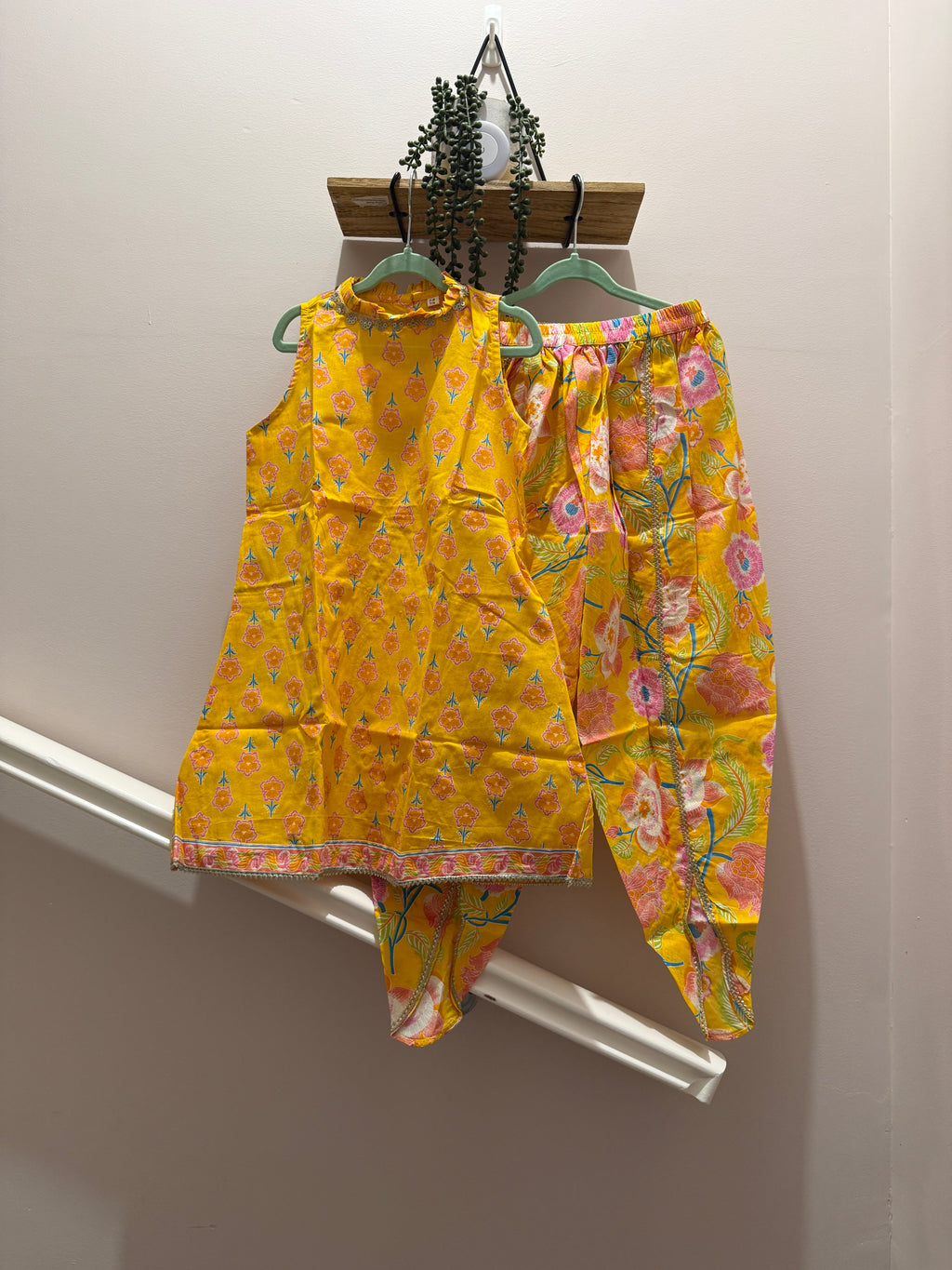 Phool Pari — Girls Cotton A-Line Kurta Tulip Pants Set