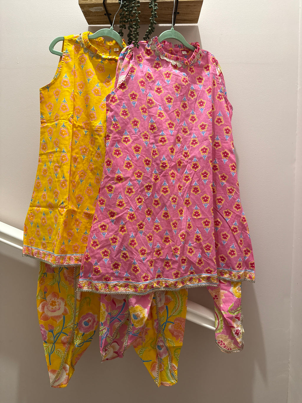 Phool Pari — Girls Cotton A-Line Kurta Tulip Pants Set