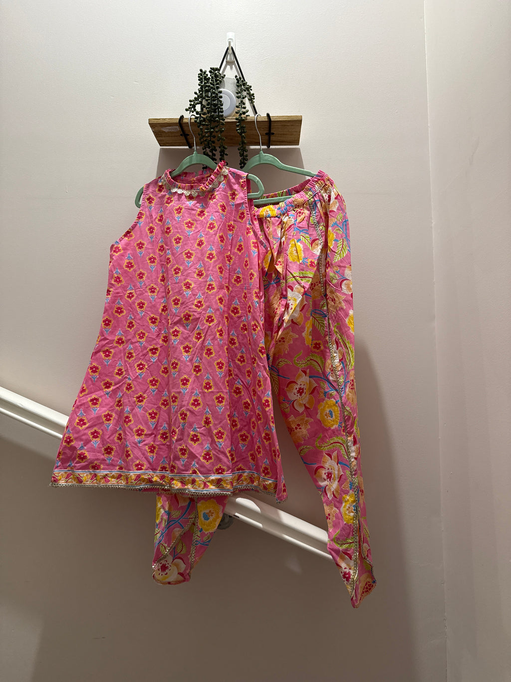 Phool Pari — Girls Cotton A-Line Kurta Tulip Pants Set