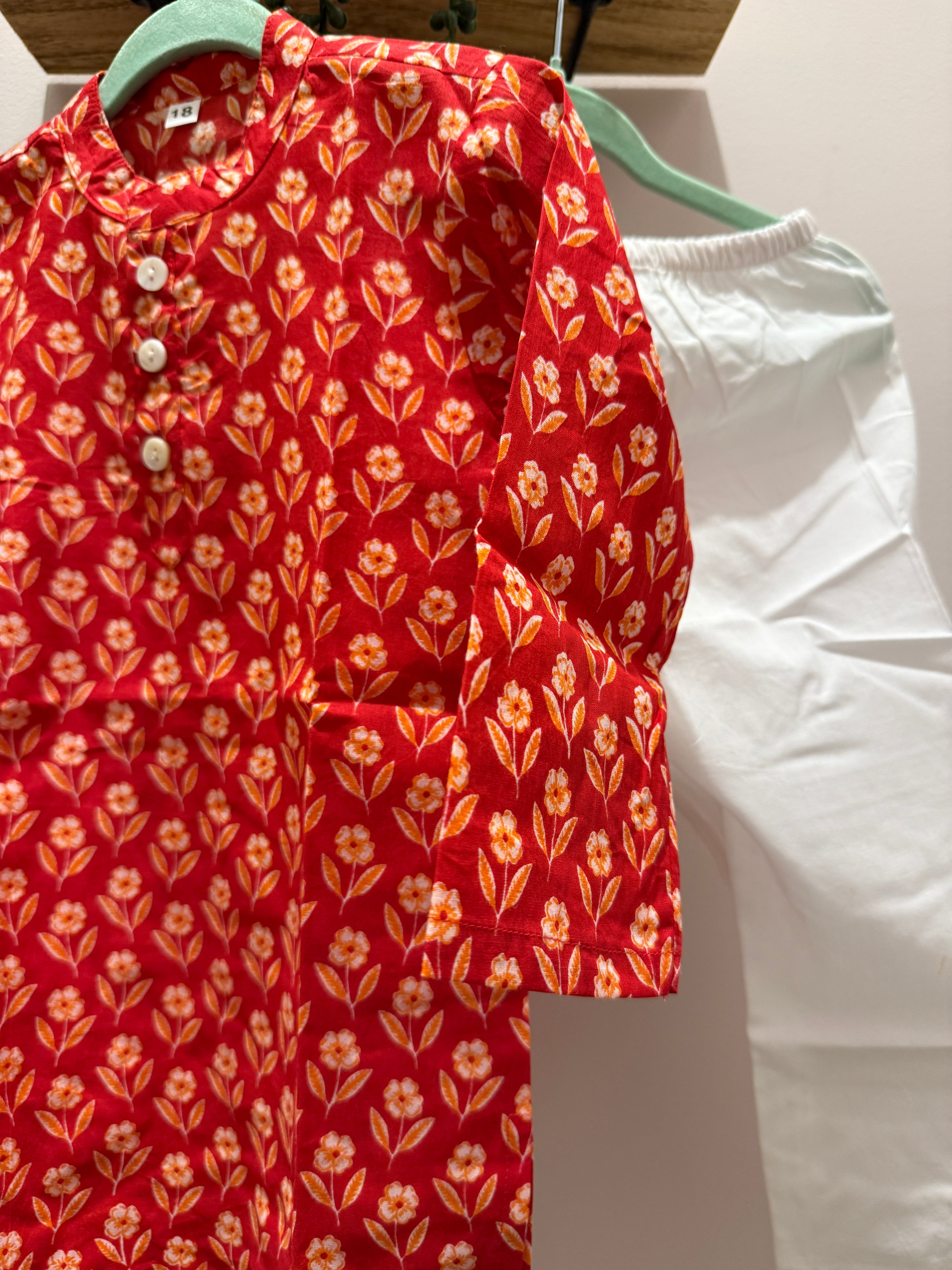 Gulaal - Toddler Boys Cotton Kurta Pyjama Set