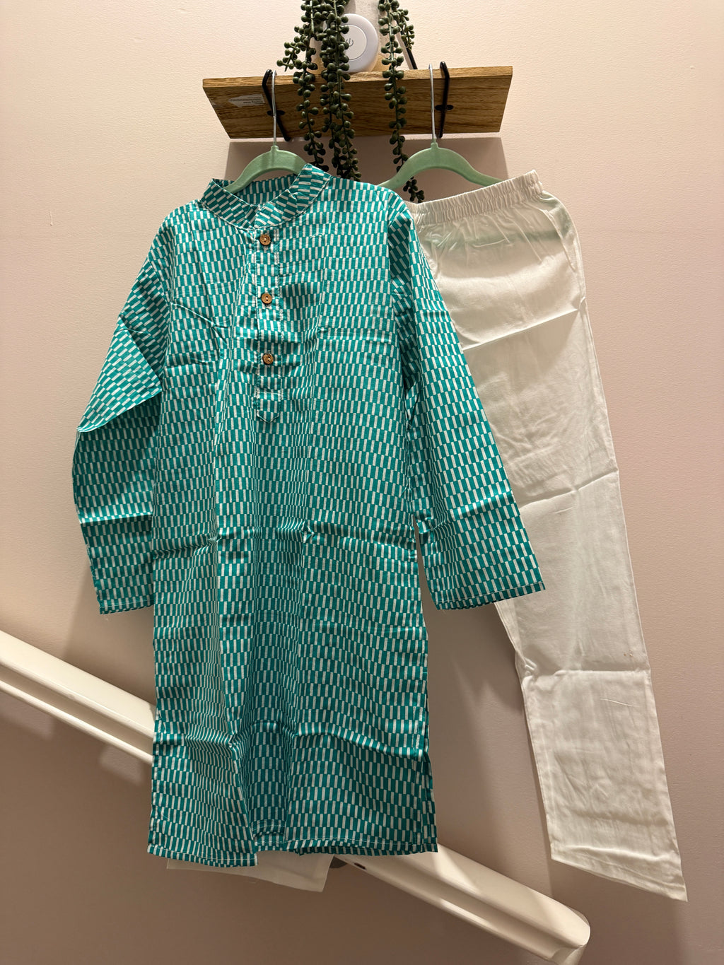 Neela Shaan — Boys Cotton Kurta Pyjama Set