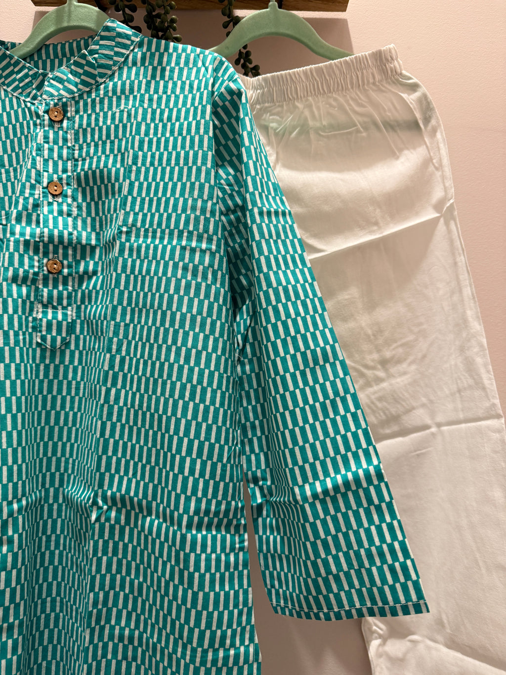 Neela Shaan — Boys Cotton Kurta Pyjama Set