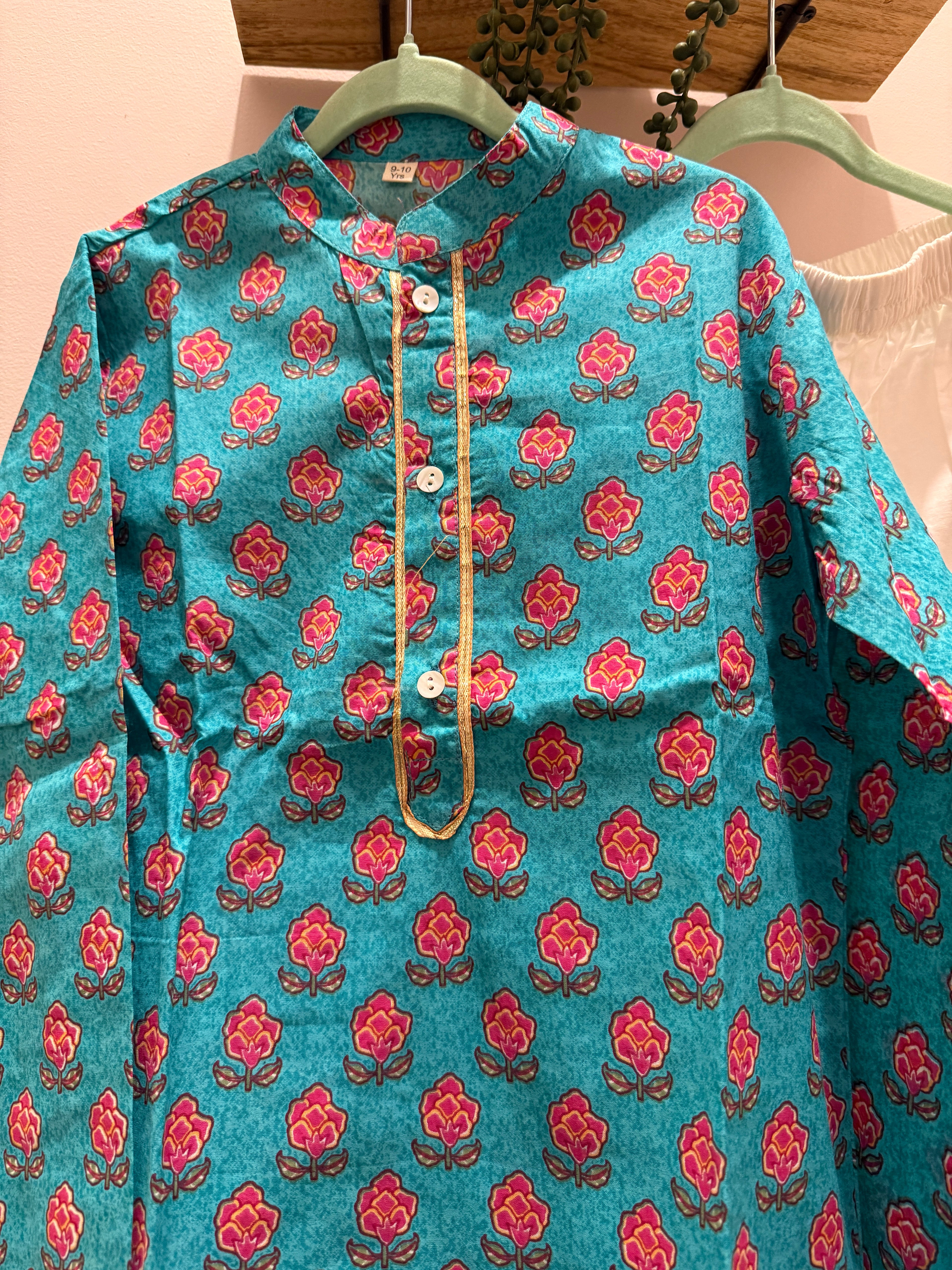 Firozi Champ — Boys Cotton Kurta Pyjama Set