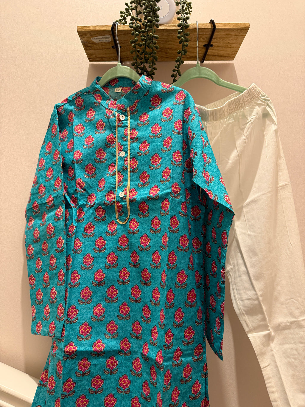 Firozi Champ — Boys Cotton Kurta Pyjama Set