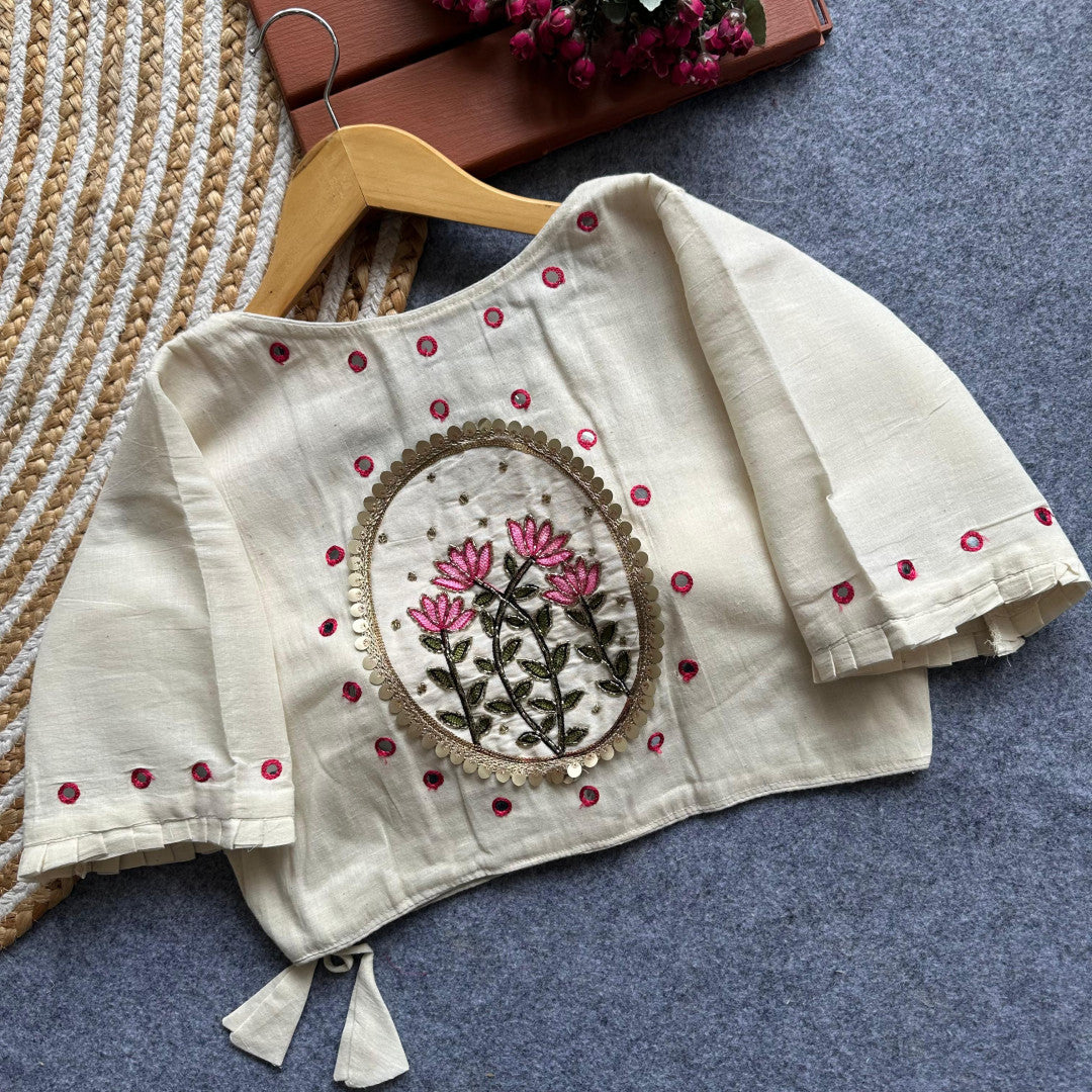 Pushpanjali Kaari — Angrakha Blouse