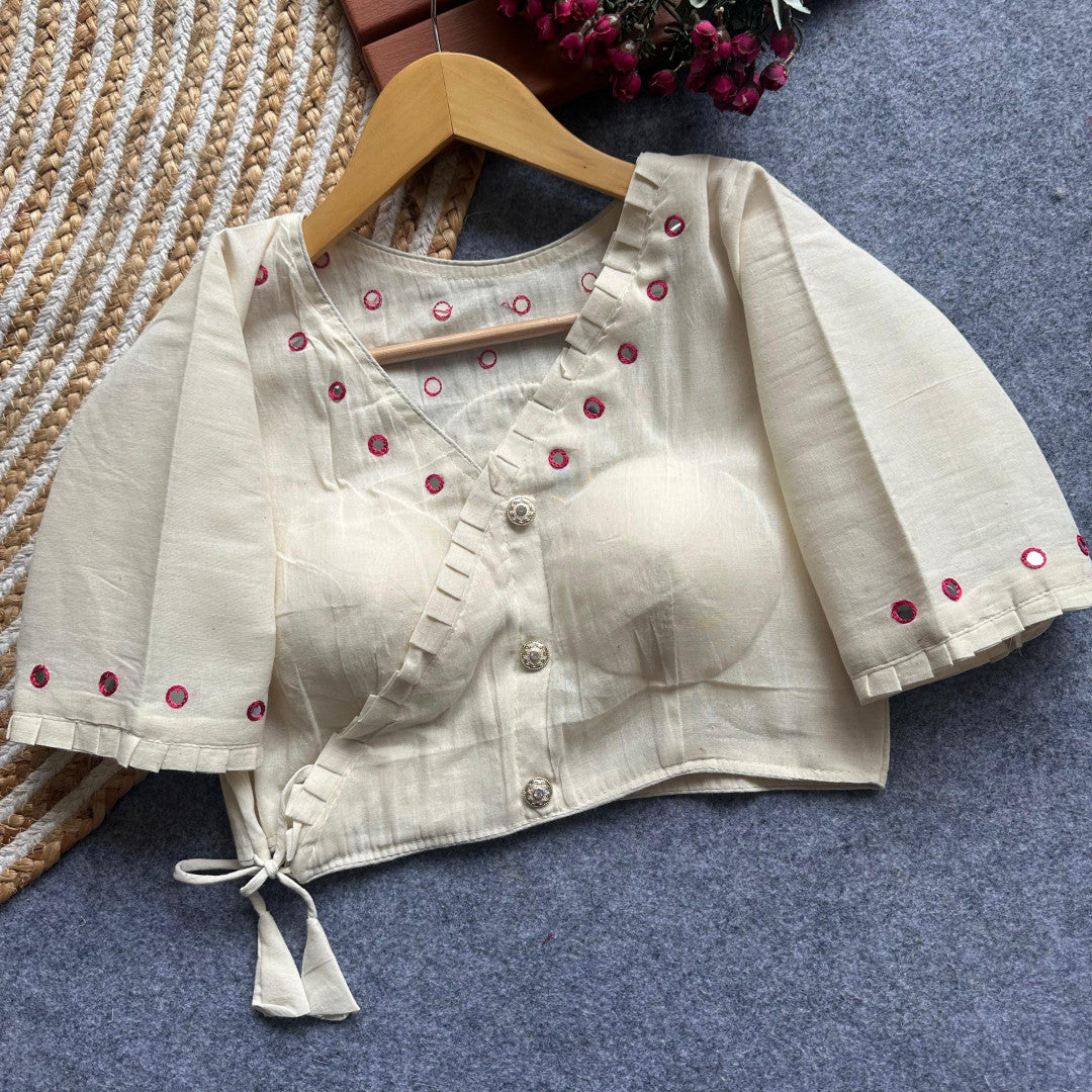Pushpanjali Kaari — Angrakha Blouse