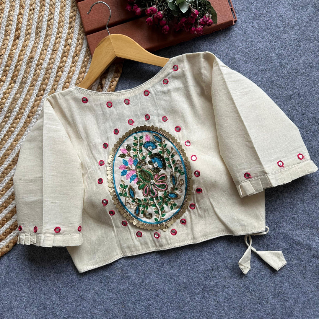 Pushpanjali Kaari — Angrakha Blouse