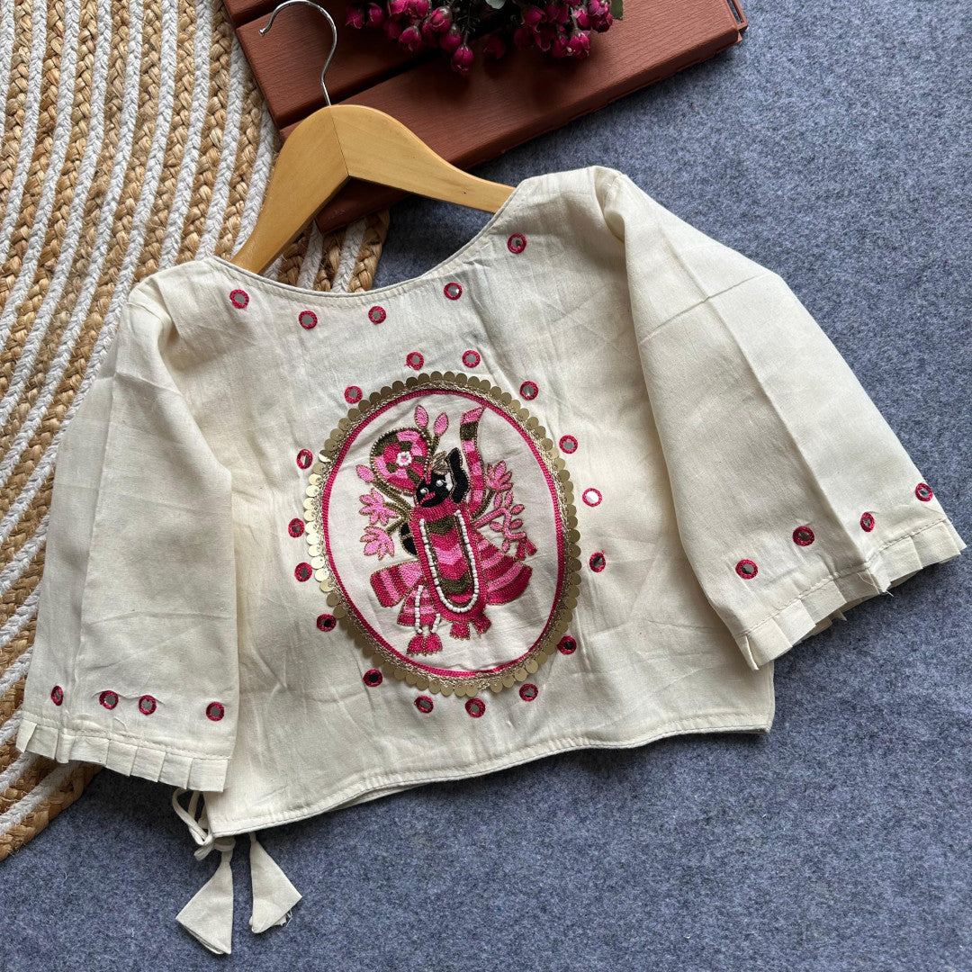 Pushpanjali Kaari — Angrakha Blouse