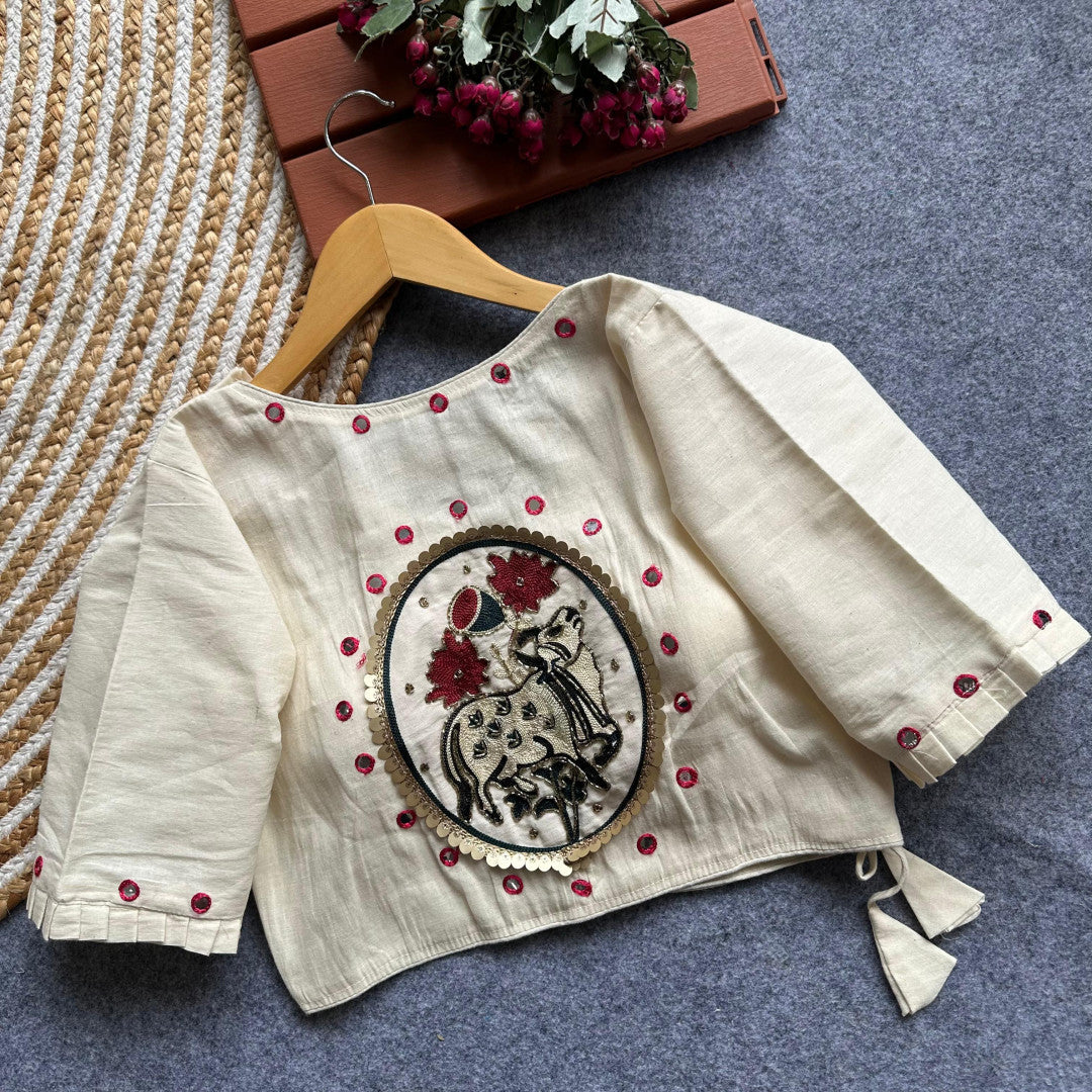 Pushpanjali Kaari — Angrakha Blouse