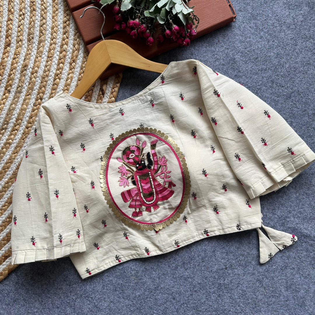 Pushpanjali Kaari — Angrakha Blouse