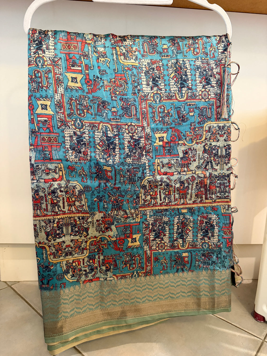 Royal Madhubani Muse Saree