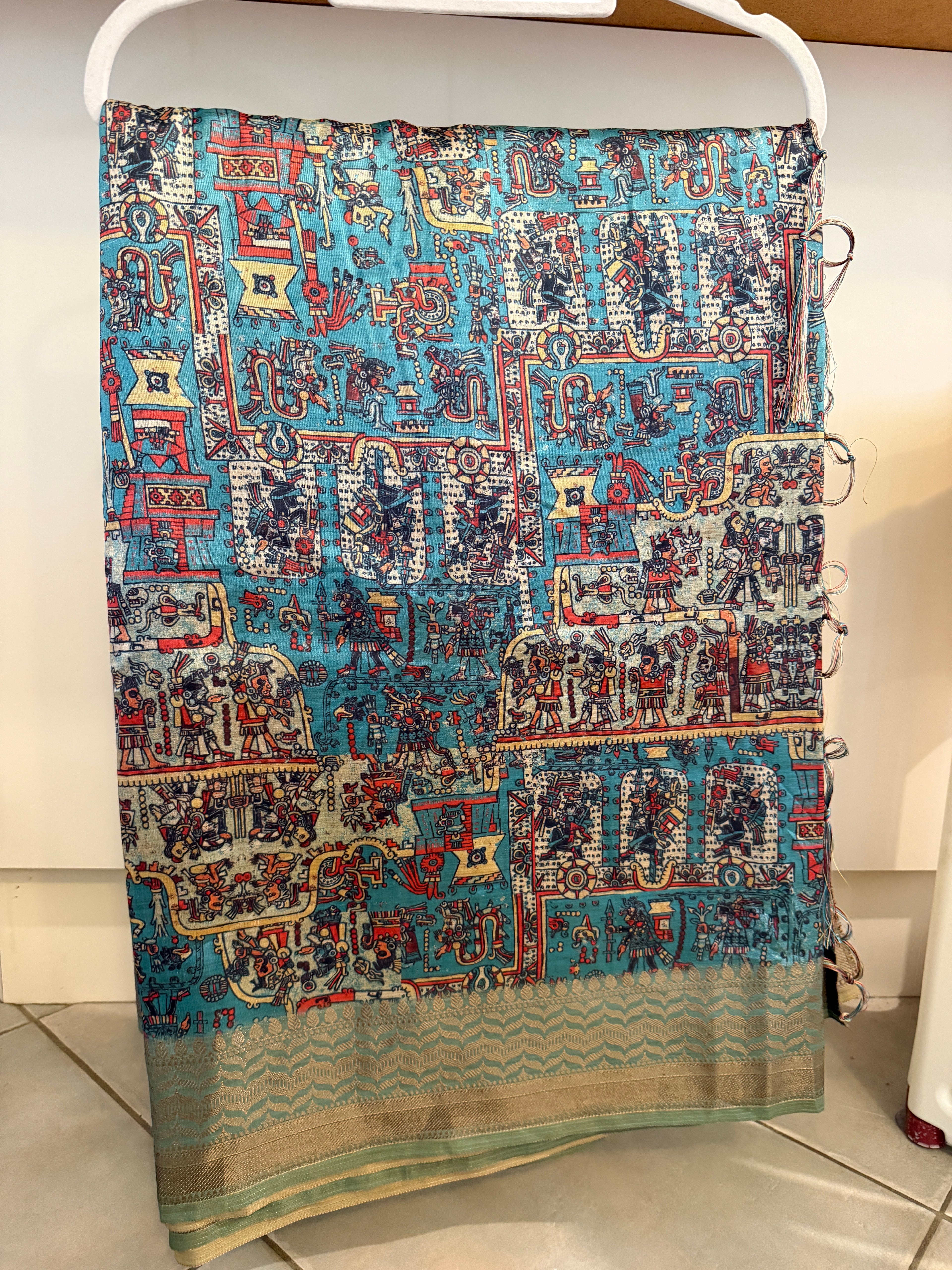 Royal Madhubani Muse Saree