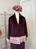 Bordeaux Luxe Velvet Co-Ord Set