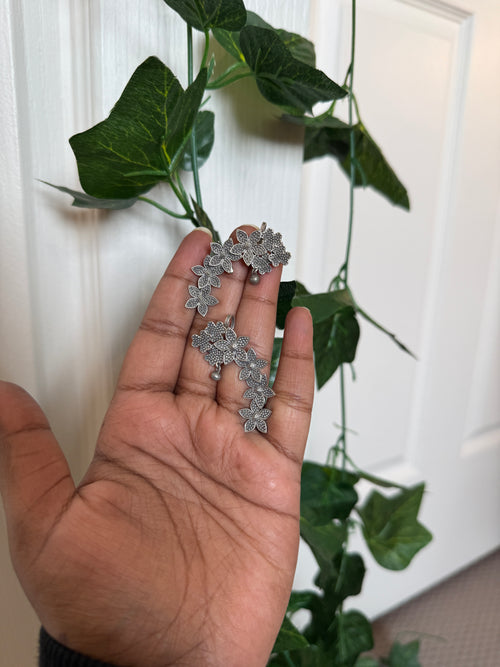 Designer Floral Ear Cuff Stud